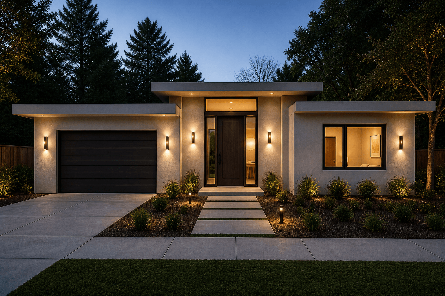 Front elevation rendering of the Central Region Ocean Villa